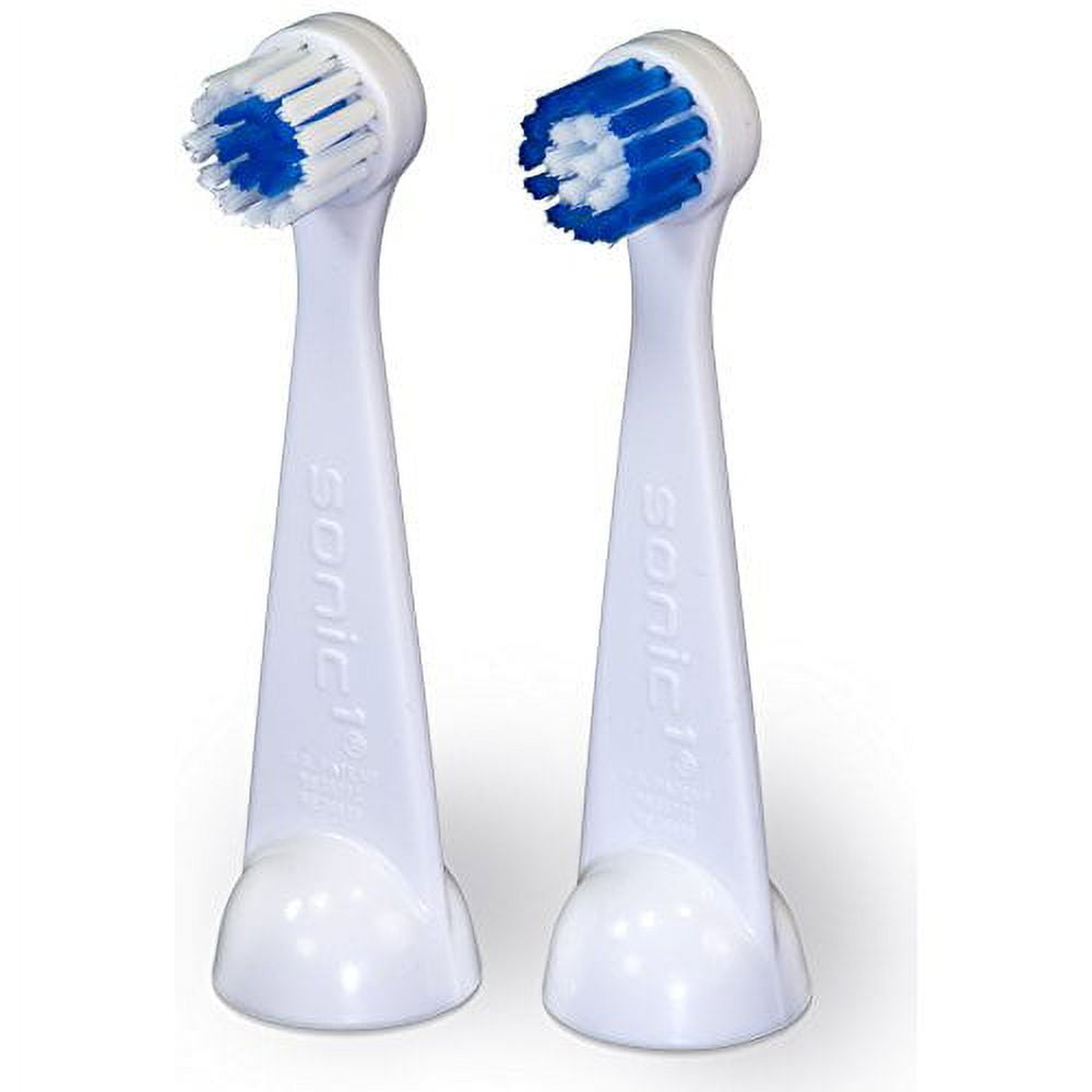 Cybersonic3 Compact Replacement Brush Heads, 2 Pack, Compatible With