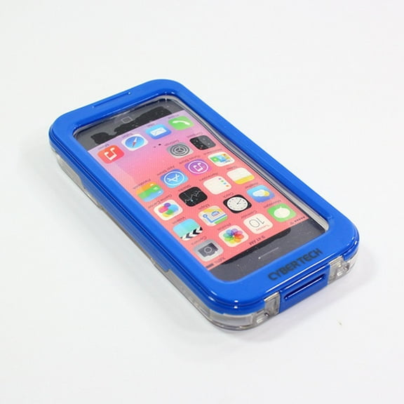 Cybertech Waterproof Silicone Rugged Cell Phone Case for Apple iPhone 5, Blue