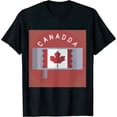 thumbnail image 1 of Cybertela Men's Faded Distressed Canadian Canada Flag T-Shirt, 1 of 5