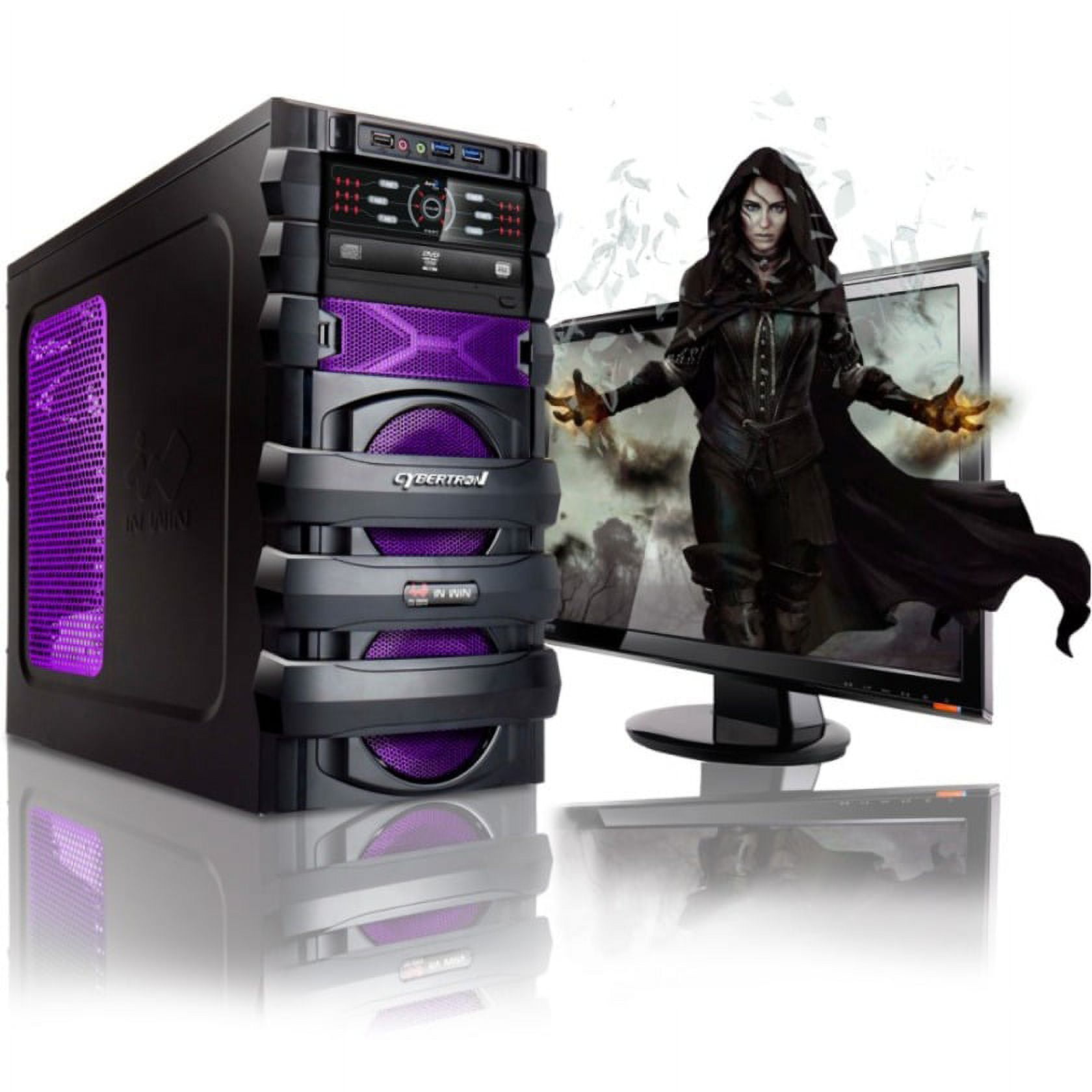 CybertronPC 5150 Unleashed G9 Gaming Desktop AMD FX Series FX 4130 8GB RAM NVIDIA GeForce GTX 960 2 GB 1TB HD DVD Writer Windows 10 Home