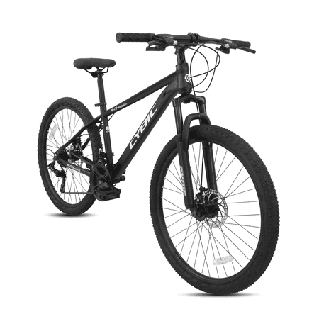 Cybic 26 inch Mountain Bike with Iron Frame,21Speed,Disc Brakes Bicycle, Black