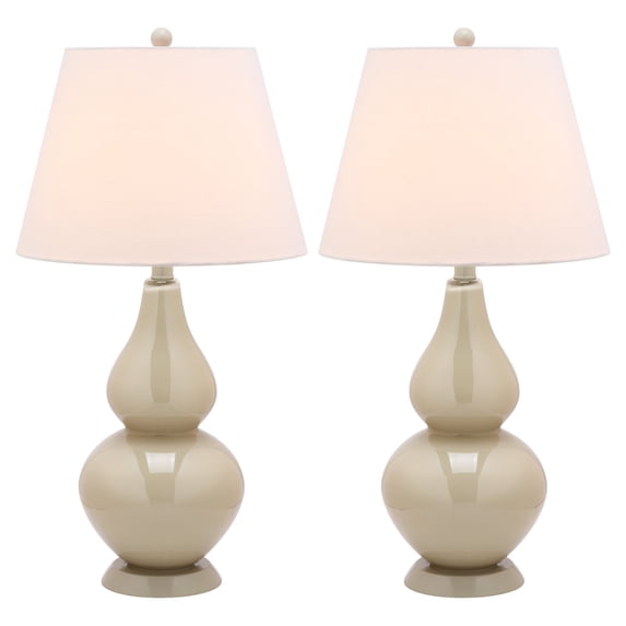 Safavieh Cybil Double Gourd Glass Lamp