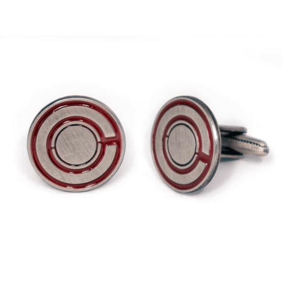 Cyborg Cufflinks, Superhero Tie Clip, Groomsman Jewelry, Men’s Wedding Gifts