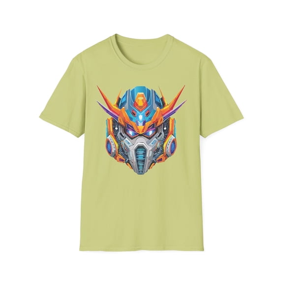 Cyborg Robot Graphic Unisex Softstyle Cotton Tee 9