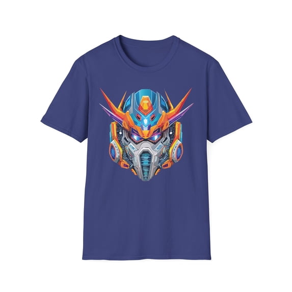 Cyborg Robot Graphic Unisex Softstyle Cotton Tee 9
