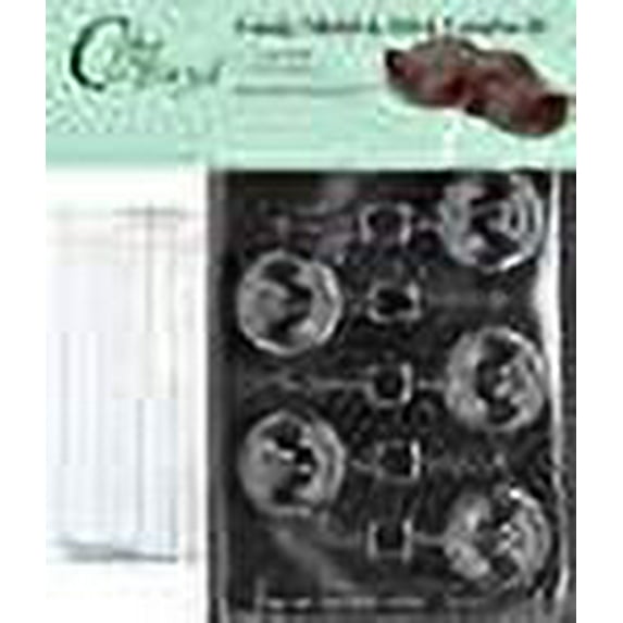 Cybrtrayd 45St25-B039 Baby's 1st Birthday Lolly Chocolate Candy Mold with 25 Cybrtrayd 4.5 Lollipop Sticks