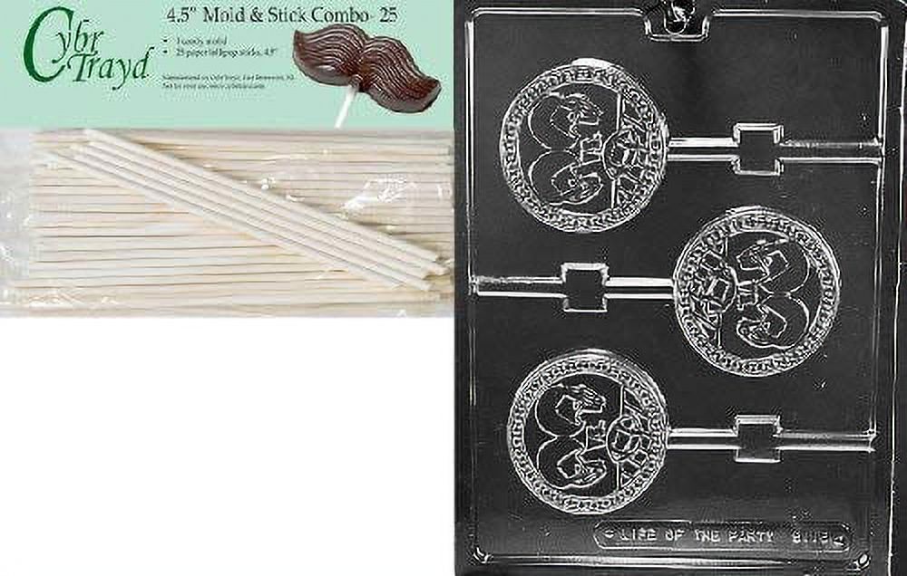 Cybrtrayd 45St25S116 Dueling Football Helmets Lolly Sports Chocolate