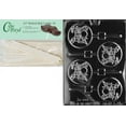 thumbnail image 1 of Cybrtrayd 45St50-J071 Drum Lolly Jobs Chocolate Candy Mold with 50 Lollipop Sticks, 4.5-Inch, 1 of 1