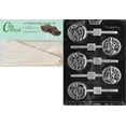 thumbnail image 1 of Cybrtrayd Basket with Flower Lolly Easter Chocolate Candy Mold with 50 4.5-Inch Lollipop Sticks, 1 of 1