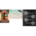 thumbnail image 1 of Cybrtrayd 'Daisy Flower Lolly' Fruits and Vegetables Chocolate Candy Mold with 50 4.5-Inch Lollipop Sticks and Chocolatier's Guide, 1 of 1