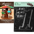 thumbnail image 1 of Cybrtrayd No.1 Letters and Numbers Chocolate Candy Mold with Chocolatier's Gu..., 1 of 1