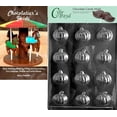 thumbnail image 1 of Cybrtrayd "Small Pumpkin" Thanksgiving Chocolate Candy Mold with Chocolatier'..., 1 of 1