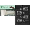 thumbnail image 1 of Cybrtrayd "Yorkshire Terrier Lolly" Dog Chocolate Candy Mold with Lollipop Supply Bundle of 25 Lollipop Sticks, 25 Cello Bags, 25 Silver Twist Ties and Instructions, 1 of 1