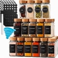 thumbnail image 1 of CycForge 24 Pcs Spice Jars with Lids and Labels,4 oz Empty Spice Containers Bottles for Pantry,Cabinet, Drawer, with Collapsible Funnel, 1 of 8