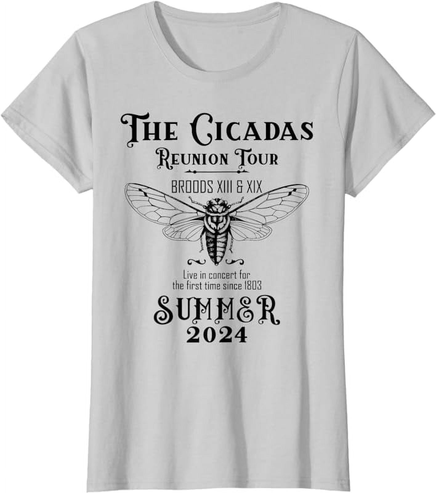 Cycle Brood XIII XIX Summer 2024 Reunion Tour Swarm Cicadas TShirt