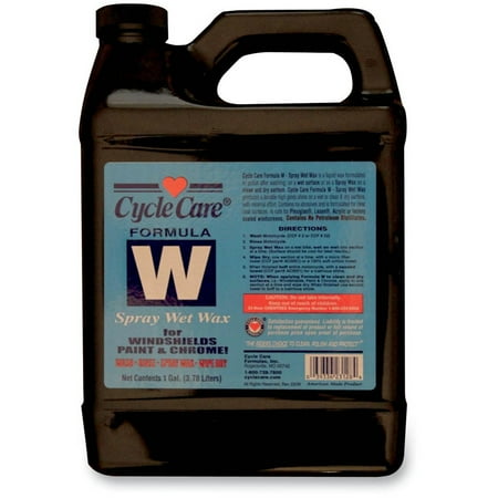 Cycle Care Formulas 66128 Formula W Spray Wet Wax - 1gal.