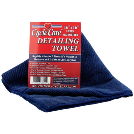 Cycle Care Formulas 88015 Microfiber Towels - Dark Blue