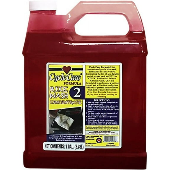 Cycle Care Formulas Formula 2 Cycle Shampoo Concentrate Cleaner 1 Gallon