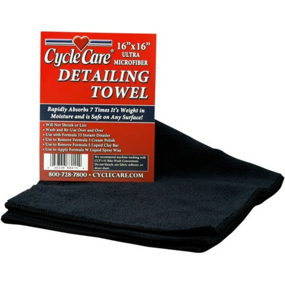 Cycle Care Formulas Microfiber Towels - Dark Blue Each
