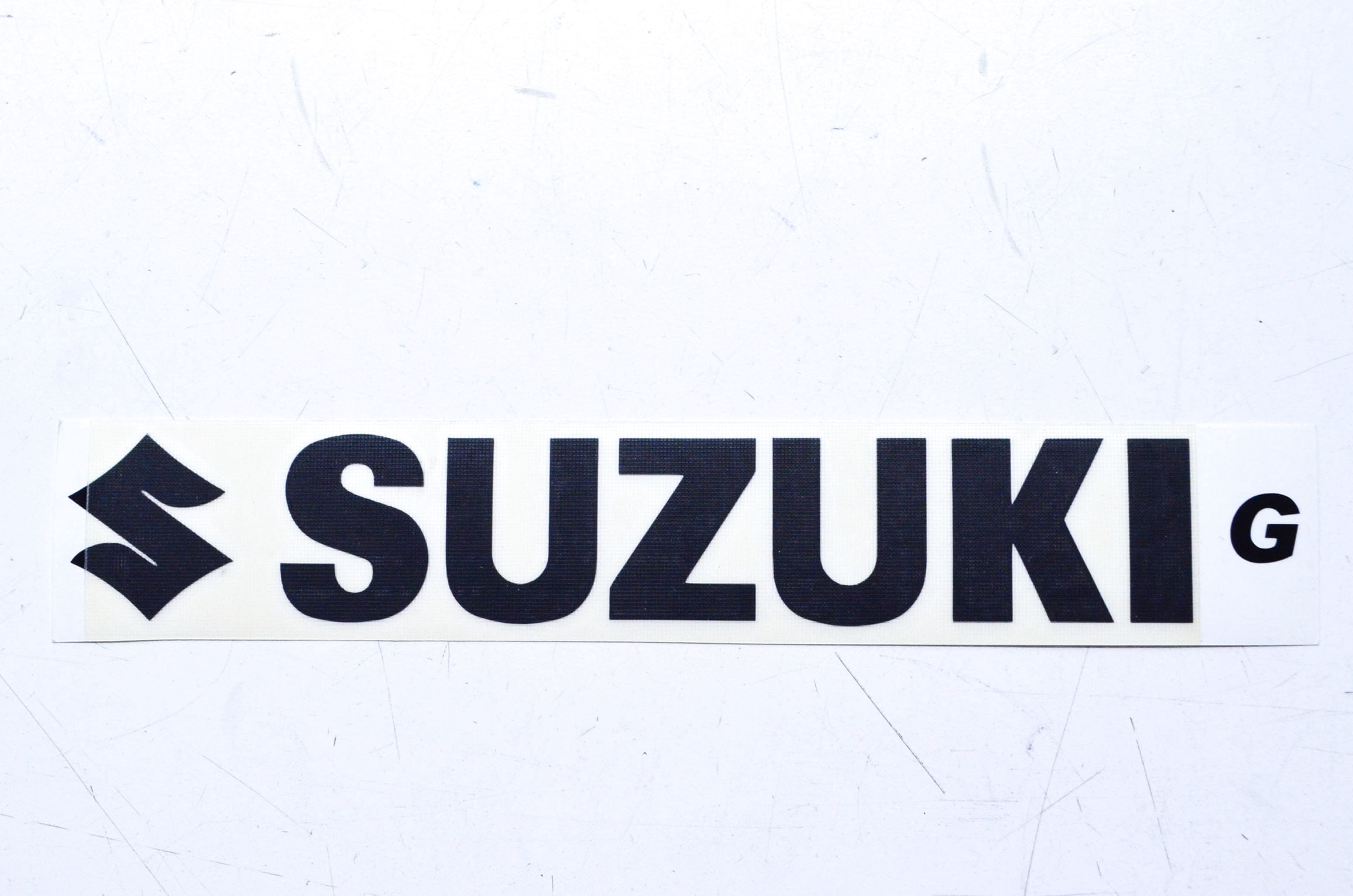 Cycle Express 0634XG 6" Suzuki Iconic Black Decal NOS