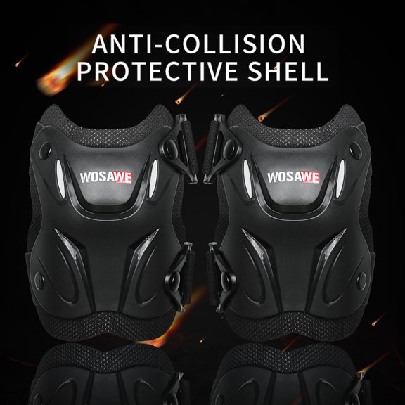 Cycle Knee Pads Bike MTB Riding Support Protective Guards Knee Protector (1 Pair, 17x12 in / 43.18x30.48 cm)