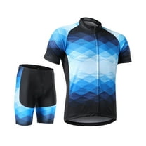 Cycle Lixada Men Cycle Jersey Breathable Short Sleeve Bike Shirt And Padded Shorts   Clothing Suit