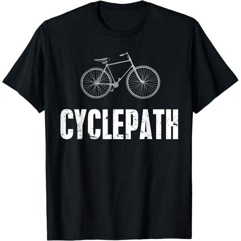 Cycle-Path Funny Cycling Mountain Biking Cyclists T-Shirt
