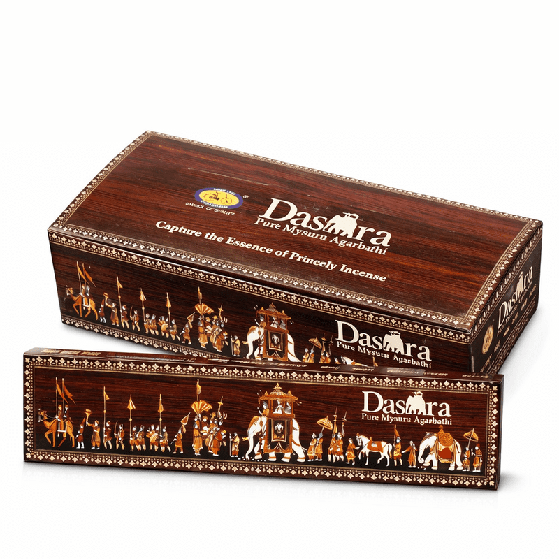 Cycle Pure Special Dasara Incense Sticks – Sandalwood & Rose Masala Agarbatti, Floral Woody Fragrance, 45 Min Burn Time, 6 Packs x 15 Sticks (90 Total), Puja & Meditation