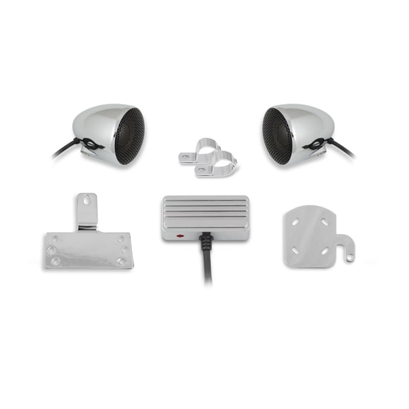Cycle Sounds 4405-0005 All-Weather Amplified Handlebar Speaker Kit - New Return