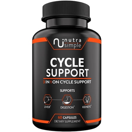 Nutra Simple Cycle Support Supplement Liver and Body Detox Supplement 60 Capsules