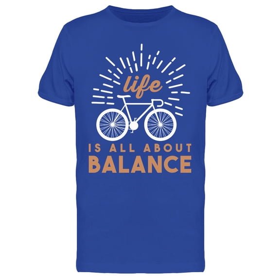 Cycle Wheel Silhouette T-Shirt Men -Image by Shutterstock, Male Small