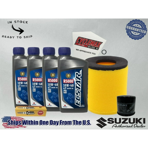 Cyclemax Ecstar R5000 Tune-Up Kit fits 2018-2025 Suzuki KINGQUAD 400 LT-A400