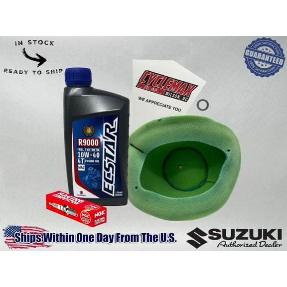 Cyclemax FS 10W-40 R9000 Transmission Oil Tune-Up Kit for 1996-2000 Suzuki RM125