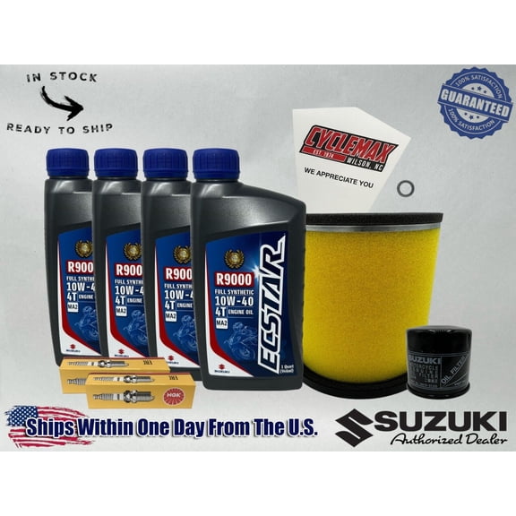 Cyclemax FS Ecstar R9000 Tune-Up Kit fits 2018-2025 Suzuki KINGQUAD 500 LT-A500