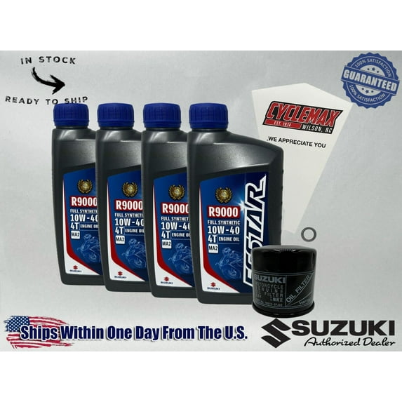 Cyclemax FS R9000 Oil Change Kit fits 2018-2025 Suzuki KINGQUAD 400 LT-A400
