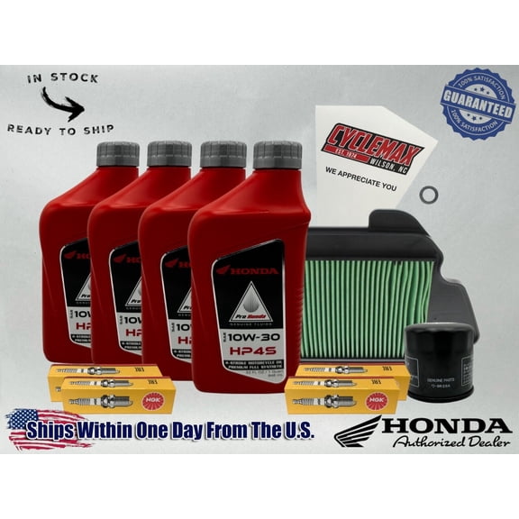 Cyclemax Full Synthetic HP4s Tune-Up Kit fits 2014-2018 Honda CBR650