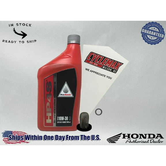 Cyclemax Full Synthetic Oil Change Kit fits 2021-2024 Honda PCX