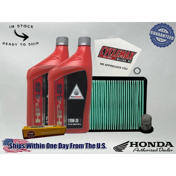 Cyclemax Full Synthetic Tune Up Kit fits 2003-2024 Honda Ruckus with Spark Plug