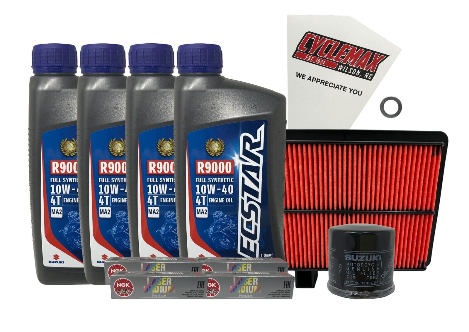 Full Tuning Dl Cyclemax Full Synthetic Tune Up Kit w/ Spark Plugs fits 2022-2024 ...