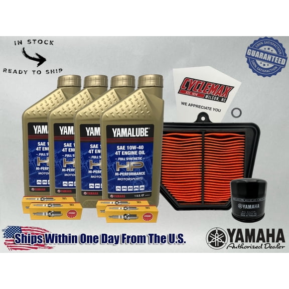 Cyclemax Full-Synthetic Yamalube Tune-Up Kit fits 2006-2015 Yamaha FZ-1