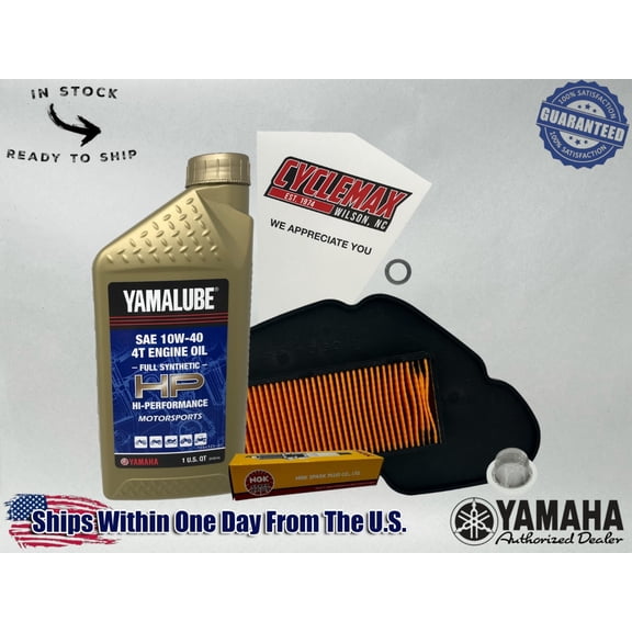 Cyclemax Full-Synthetic Yamalube Tune-Up Kit fits 2006-2018 Yamaha VINO 50