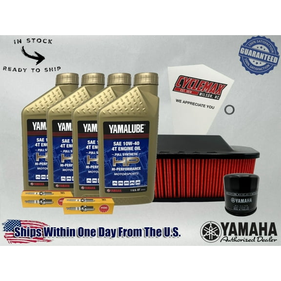Cyclemax Full-Synthetic Yamalube Tune-Up Kit fits 2009-2017 Yamaha V STAR 950