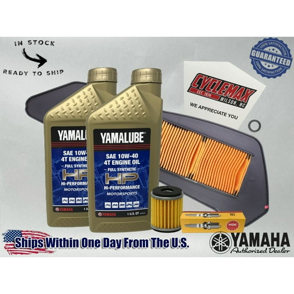 Cyclemax Full-Synthetic Yamalube Tune-Up Kit fits 2018-2024 Yamaha XMAX 300