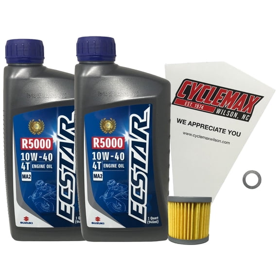 Cyclemax Genuine 2018-2022 Suzuki DR-Z400 DRZ400 Oil Change Kit