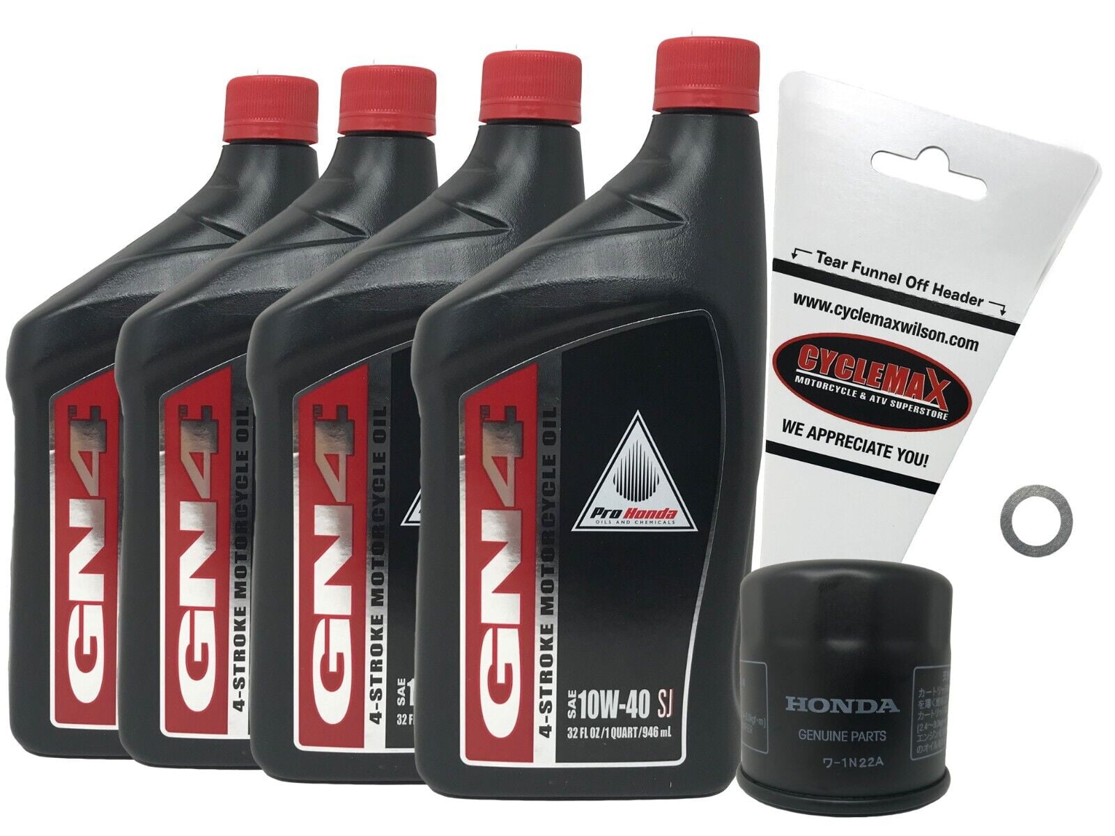 Cyclemax Genuine OEM 2002-2007 Honda CB900 CB 900 Oil Change Kit