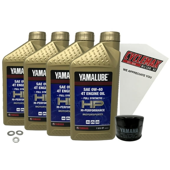 Cyclemax OEM FS 0W40 Oil Change Kit 2012-2015 Yamaha RS Vector LTX Snowmobile