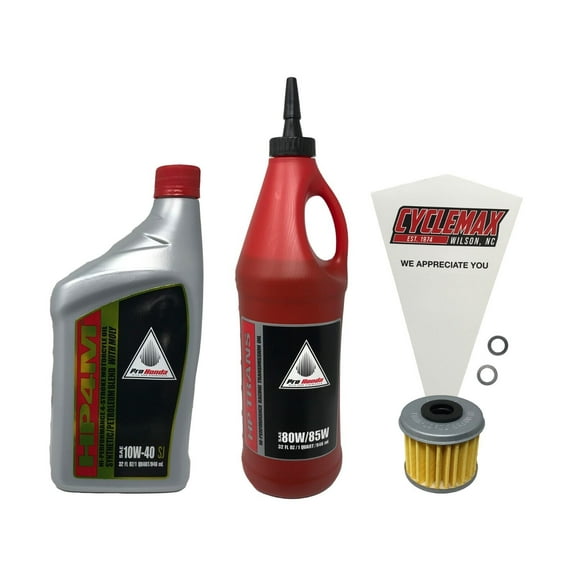 Cyclemax OEM Semi Synthetic Oil Change Kit fits 2004-2025 Honda CRF250R