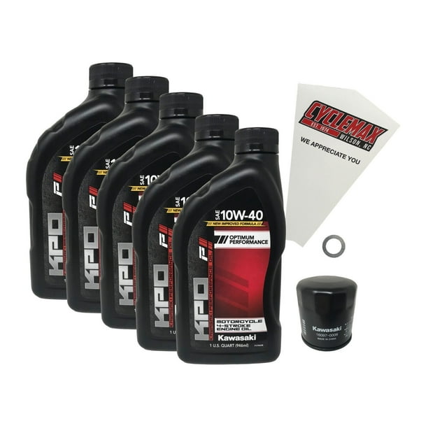 Cyclemax OEM Std 10W-40 Oil Change Kit fits 2012-2023
