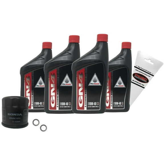 Cyclemax Oil Change Kit for 2002-2008 VTX 1800 with 10W-40 Oil