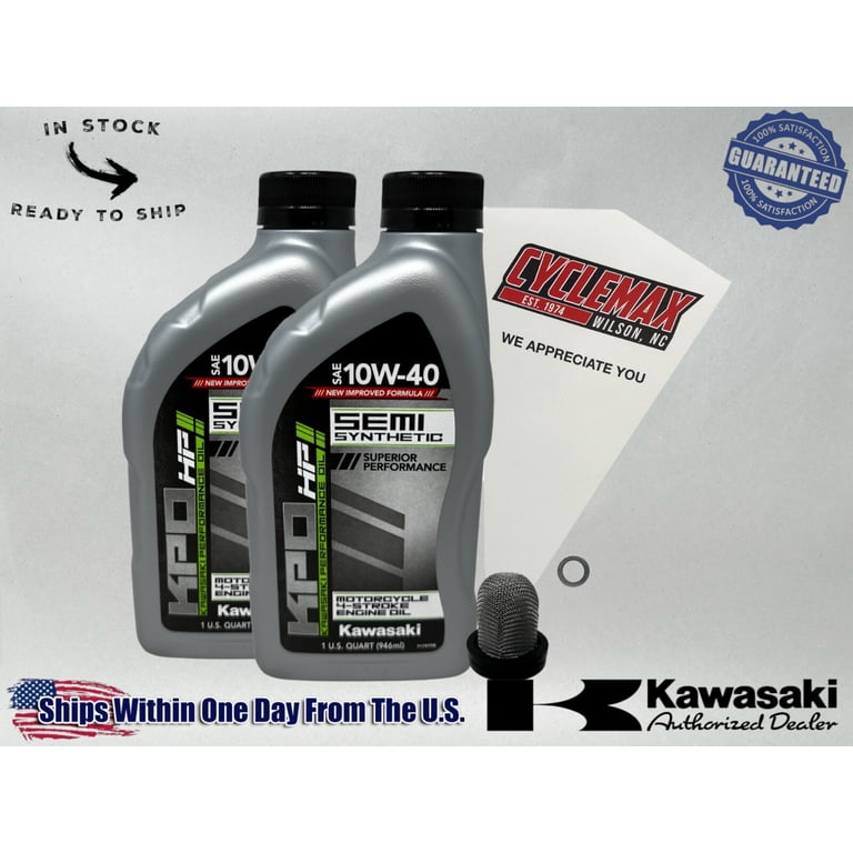Cyclemax SS KPO Oil Change Kit fits 2012-2024 Kawasaki BRUTE FORCE
